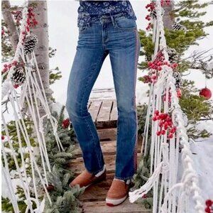 Driftwood Kelly Arrow Embroidered Bootcut Jeans (SIZE 27)